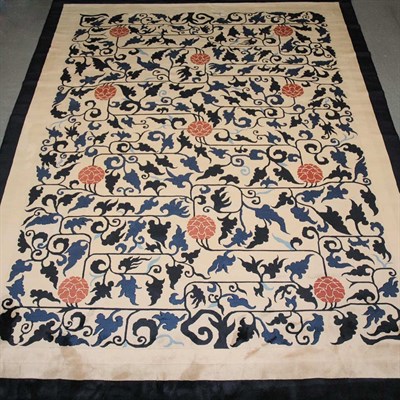 Lot 469 - Chinese Carpet China, contemporary. The ivory...
