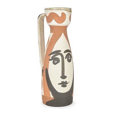 Lot 153 - Pablo Picasso FACE (A.R. 288) Painted and...