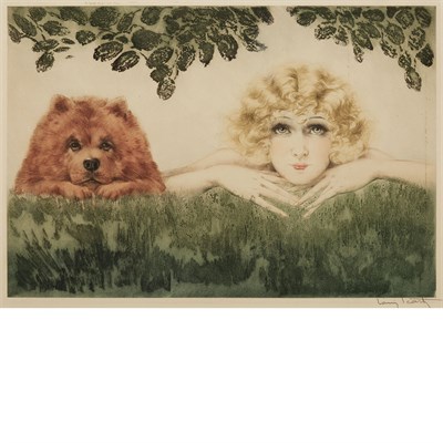 Lot 79 - Louis Icart TWO BEAUTIES (H.C./I. 419)...