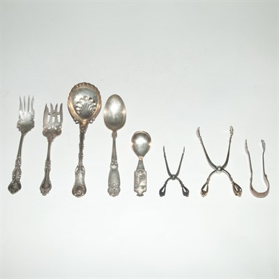 Lot 259 - Group of Sterling Silver Flatware and Serving...