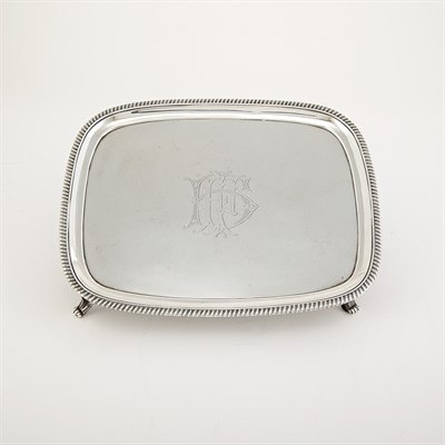 Lot 151 - George III Silver Waiter Peter & William...