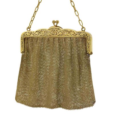 Lot 151 - Antique Gold Mesh Purse, France