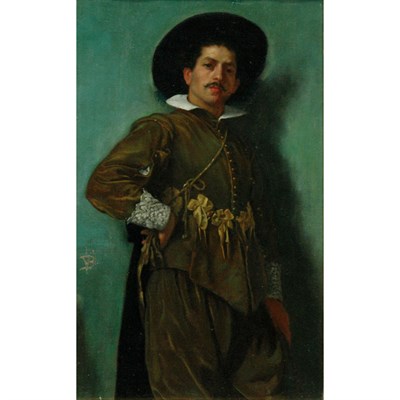 Lot 42 - Attributed to Vaclav Brozik Musketeer Bears...