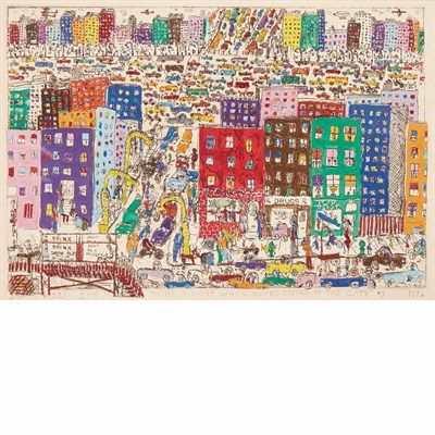 Lot 171 - James Rizzi (1950-2011) IT'S SO HARD TO BE A...