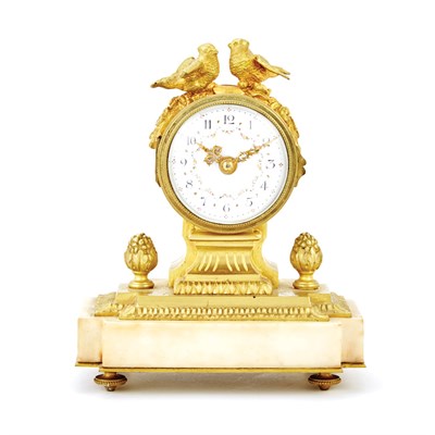 Lot 187 - Louis XVI Style Gilt-Metal and Alabaster...