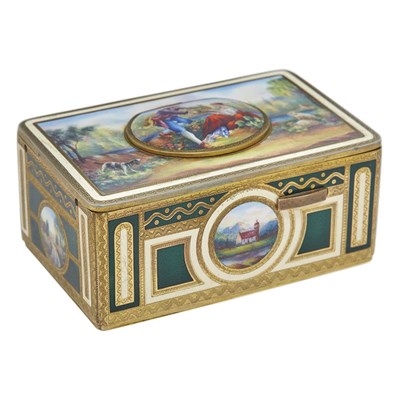 Lot 106 - German Gilt and Enameled Metal Singing Bird...