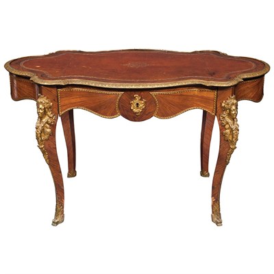Lot 529 - Louis XV Style Gilt-Metal Mounted Kingwood...