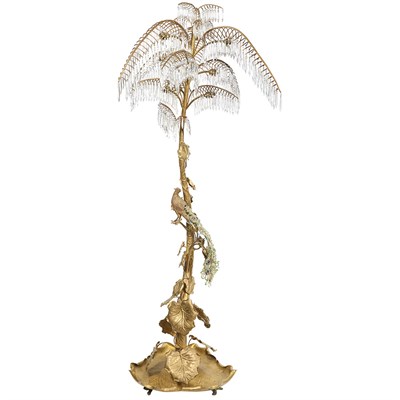 Lot 396 - Continental Art Nouveau Style Gilt-Metal and...