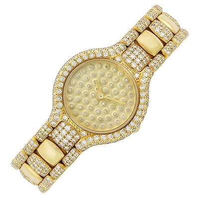 Lot 52 - Lady's Gold and Diamond 'Beluga' Wristwatch, Ebel