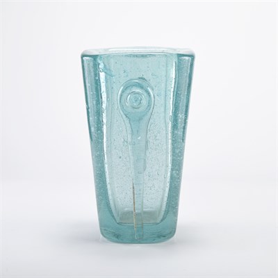 Lot 326 - Schneider Glass Vase Circa 1950-55 Of tapering...