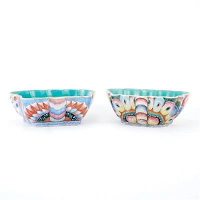 Lot 191 - Two Chinese Export Famille Rose Porcelain...