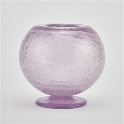 Lot 325 - Schneider Glass Footed Vase Circa 1925 Of...