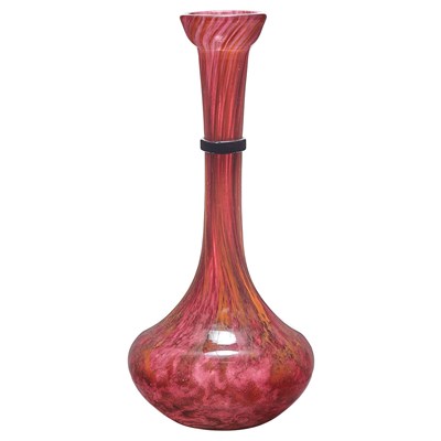 Lot 289 - Two Schneider Glass Vases Circa 1925...