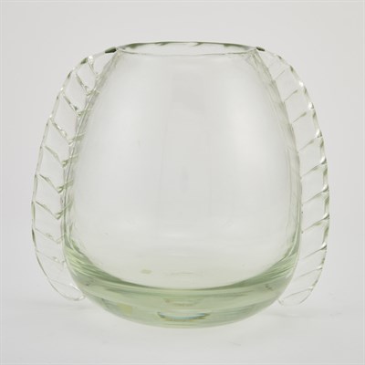 Lot 297 - Schneider Glass Vase Circa 1930 Of ovoid form,...