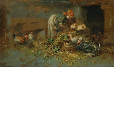 Lot 76 - Tito Pellicciotti Italian, 1872-1950 Feeding...