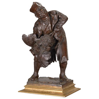 Lot 530 - Italian Parcel Gilt and Patinated-Bronze...