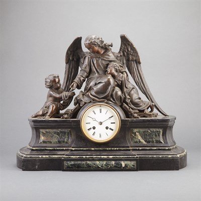 Lot 159 - French Neoclassical Style Bronze and Marble...
