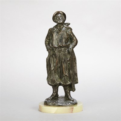 Lot 144 - Continental Bronze Figure of a Gaucho Mounted...