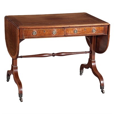 Lot 198 - Regency Inlaid Mahogany Sofa Table Circa 1810...