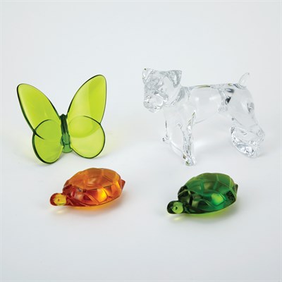 Lot 496 - Group of Four Baccarat Glass Figures...