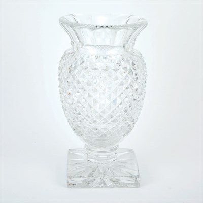 Lot 510 - St. Louis Cut Glass Vase Height 12 1/2 inches.