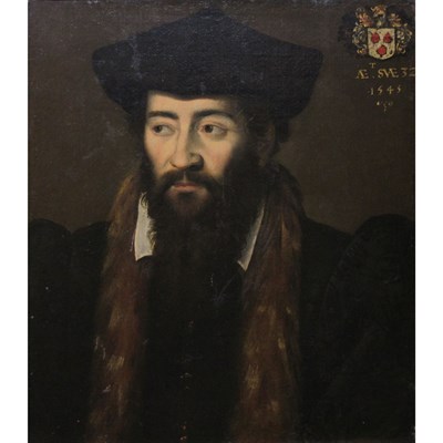 Lot 3 - Flemish School 16th Century Portrait of a...