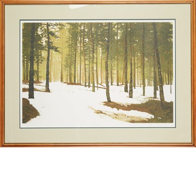 Lot 138 - Stephen McMillan FIRST LIGHT Color lithograph,...