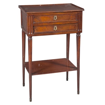 Lot 194 - Directoire Mahogany Table a Ecrire Late 18th...