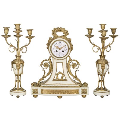 Lot 147 - Assembled Louis XVI Style Gilt-Bronze and...