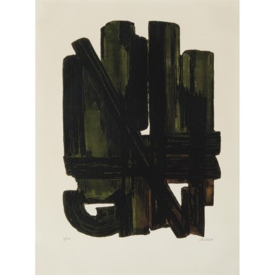 Lot 183 - Pierre Soulages EAU FORTE NO 8 (R. VIII; E./M....