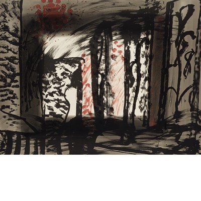 Lot 73 - Howard Hodgkin (b. 1932) SAND (HEENK 70)...