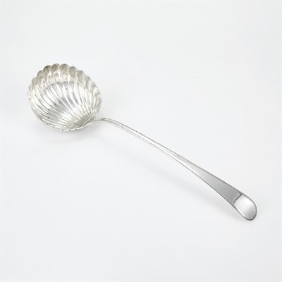Lot 555 - George III Silver Soup Ladle London, 1779...