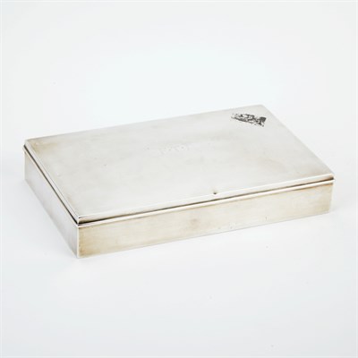 Lot 558 - Tiffany & Co. Sterling Silver Cigarette Box...