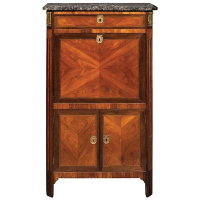 Lot 481 - Louis XVI Style Gilt-Metal Mounted Inlaid...