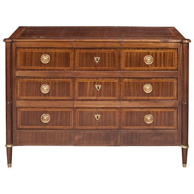 Lot 491 - Louis XVI Style Commode Late 19th century The...