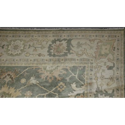 Lot 495 - Oushak Style Carpet India, contemporary The...