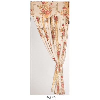 Lot 207 - Set of Curtain Panels and Valences Height of...