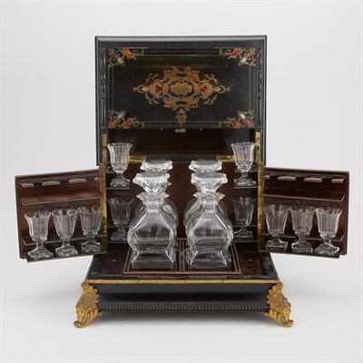 Lot 420 - Napoleon III Brass, Tortoise Shell and...