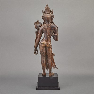 Lot 61 - Tibetan Bronze Avalokitesvara 17th/18th...