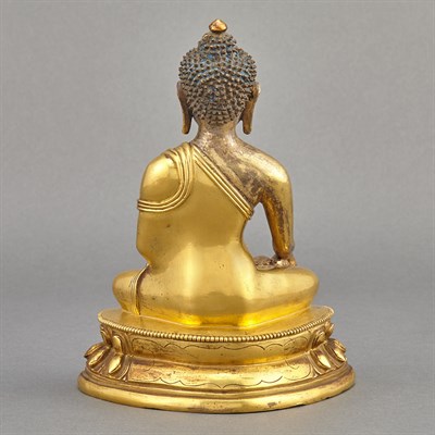 Lot 109 - Chinese Gilt-Bronze Figure of the Medicine...