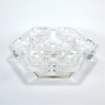 Lot 223 - Acrylic Revolving Centerpiece Diameter 17 1/2...