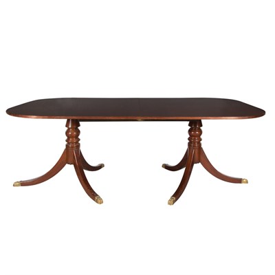 Lot 241 - George III Style Mahogany Double-Pedestal...