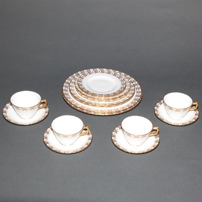 Lot 166 - Royal Crown Derby Gilt Decorated Porcelain...