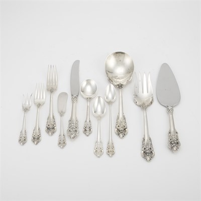 Lot 224 - Wallace Sterling Silver Flatware Service In...