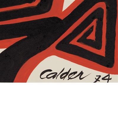 Lot 4 - Alexander Calder American, 1898-1976 Untitled,...