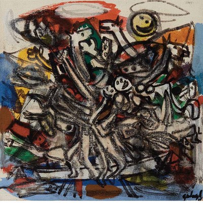 Lot 28 - Robert Goodnough American, 1917-2010 Boat,...
