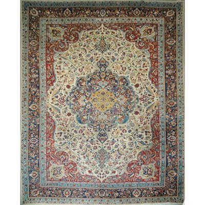 Lot 594 - Mashad Carpet East Persia, first quarter of...
