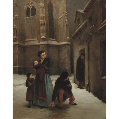 Lot 20 - Howard Helmick American 1845-1907 The Family...