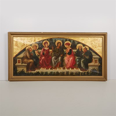 Lot 14 - After Filippo Lippi 19th Century Seven Saints...