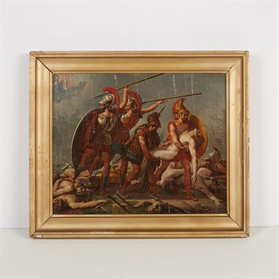 Lot 55 - Neoclassical School 19th Century Achilles with...